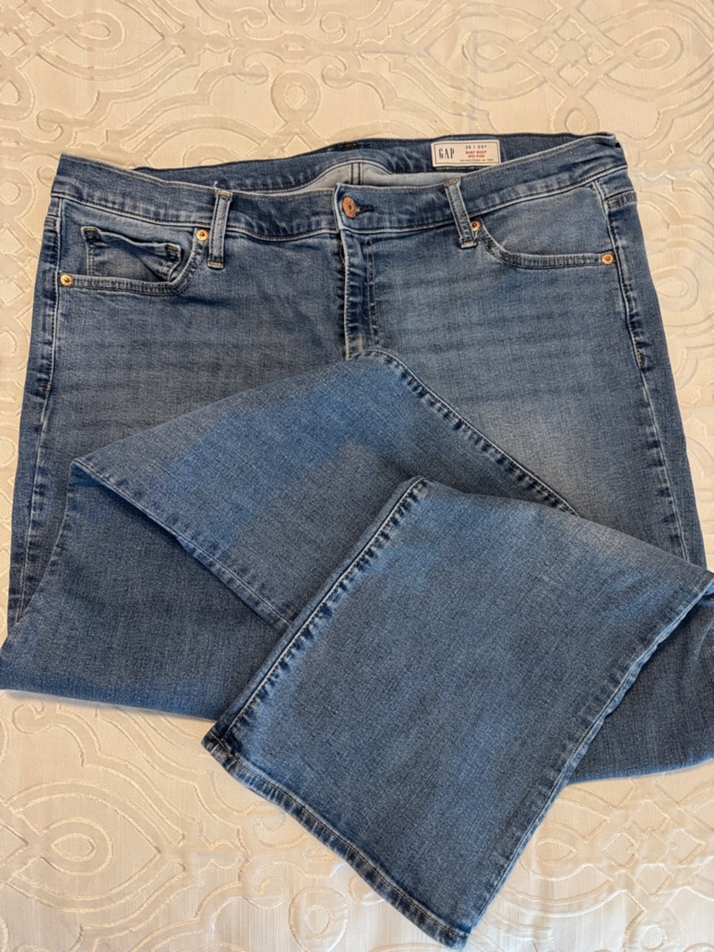 GAP Women's Medium Blue Baby Boot Jeans